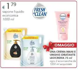 Acqua & Sapone FRESH&CLEAN SAPONE LIQUIDO ECORICARICA offerta