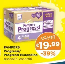 Acqua & Sapone PAMPERS Progressi Progressi Mutandino offerta