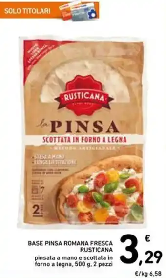 Spazio Conad Base pinsa romana fresca RUSTICANA offerta
