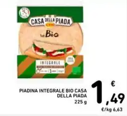 Spazio Conad Piadina integrale bio CASA DELLA PIADA offerta