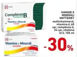 Spazio Conad Viamine e minerali matt&diet offerta