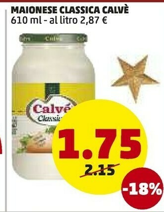 PENNY Maionese classica offerta