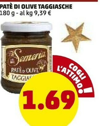 PENNY Pate di olive taggiasche offerta
