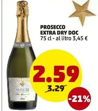 PENNY Prosecco extra dry doc offerta