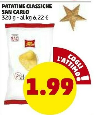 PENNY Patatine classiche offerta