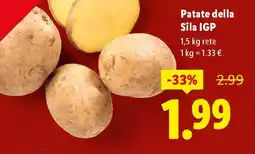 Lidl Patate della Sila IGP offerta