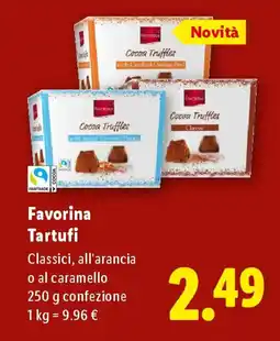 Lidl Favorina Tartufi offerta