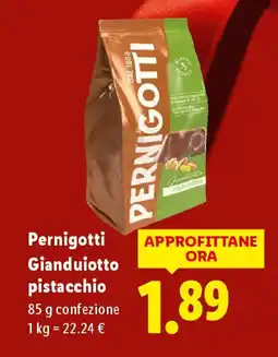 Lidl Pernigotti Gianduiotto pistacchio offerta