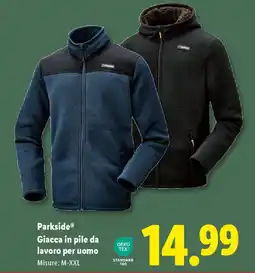 Lidl Parkside Giacca in pile da lavoro per uomo offerta