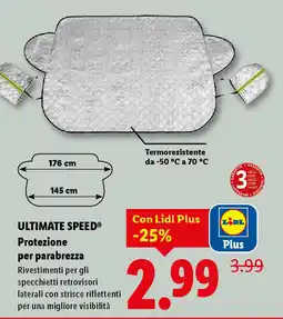 Lidl ULTIMATE SPEED Protezione per parabrezza offerta