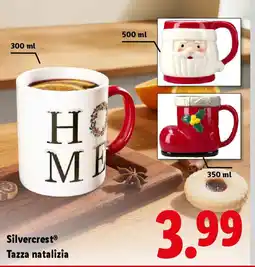 Lidl Silvercrest Tazza natalizia offerta
