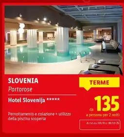 Lidl Hotel Slovenija offerta