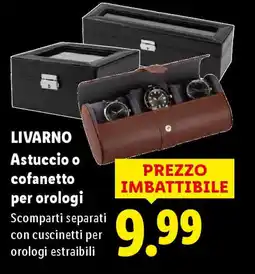 Lidl LIVARNO Azstuccio o cofanetto per orologi offerta