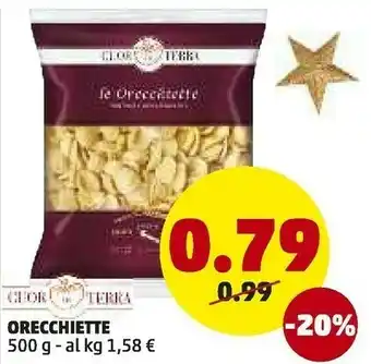 PENNY Cuor di terra - orecchiette 500 g(ml) offerta