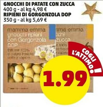 PENNY Gnocchi di patate con zucca offerta