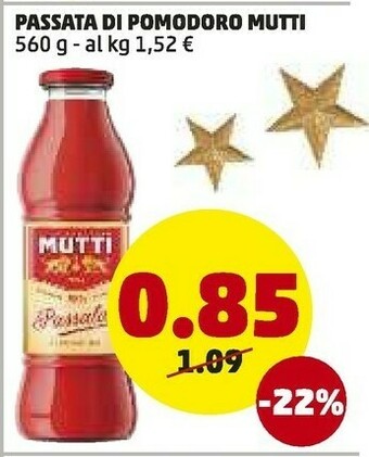 PENNY Passata di pomodoro 560 g(ml) offerta
