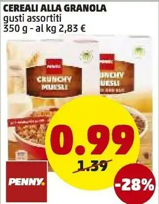 PENNY Cereali alla granola offerta