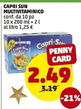 PENNY Capri sun multivitaminico offerta