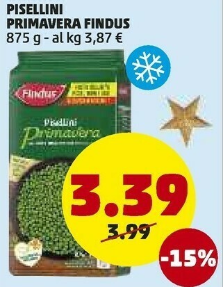 PENNY Findus pisellini primavera offerta
