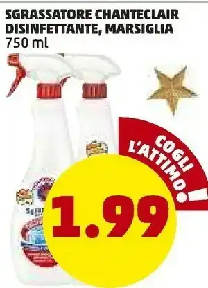 PENNY Sgrassatore disinfettante 750 ml offerta