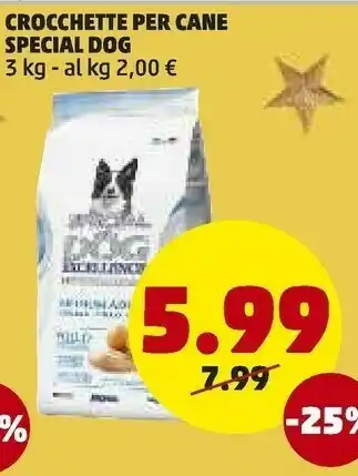 PENNY Special dog crocchette per cane 3000 g offerta