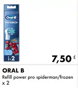 Iper Tosano ORAL B Refill power pro spiderman/frozen x 2 offerta