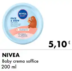Iper Tosano NIVEA Baby crema soffice offerta