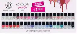 Acqua & Sapone Royal beauty 40 colori smatto offerta