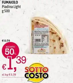 A&O FUMAIOLO Piadina Light offerta