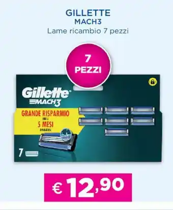 GILLETTE MACH3 Lame ricambio 7 pezzi