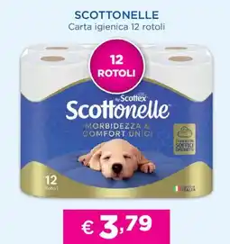 Acqua & Sapone SCOTTONELLE Carta igienica 12 rotoli offerta