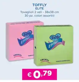 Acqua & Sapone TOFFLY ELITE Tovaglioli 2 veli - 38x38 cm 30 pz offerta