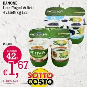 DANONE Linea Yogurt Activia