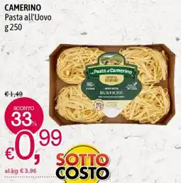 A&O CAMERINO Pasta all'Uovo offerta