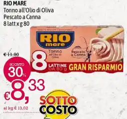 A&O RIO MARE Tonno all'Olio di Oliva Pescato a Canna offerta