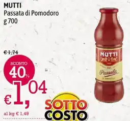 A&O MUTTI Passata di Pomodoro offerta