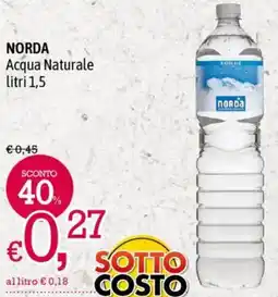 A&O NORDA Acqua Naturale offerta
