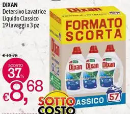 A&O DIXAN Detersivo Lavatrice Liquido Classico offerta