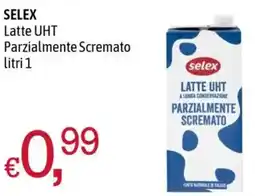 A&O SELEX Latte UHT Parzialmente Scremato offerta