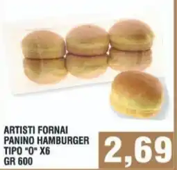 Bitar Artisti fornai panino hamburger tipo "o" offerta