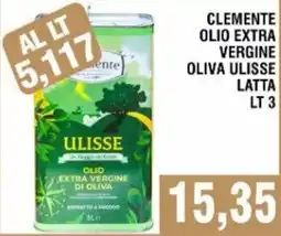 Bitar Clemente olio extra vergine oliva ulisse latta offerta