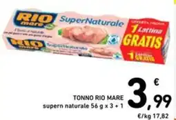 Spazio Conad TONNO RIO MARE supern naturale offerta