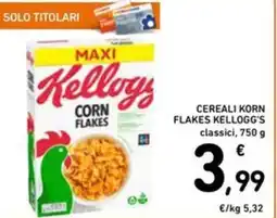 Spazio Conad Cereali korn flakes kellogg's classici offerta