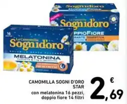 Spazio Conad Camomilla sogni d'oro STAR offerta