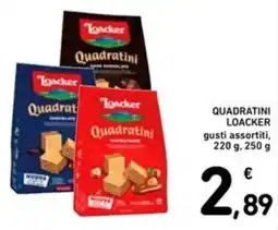 Spazio Conad Quadratini LOACKER offerta
