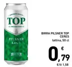Spazio Conad Birra pilsner top ceres lattina offerta