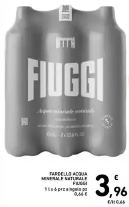 Spazio Conad Fardello acqua minerale naturale FIUGGI offerta