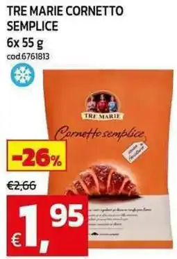 C+C Cash and Carry Tre marie cornetto semplice offerta