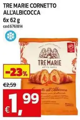 C+C Cash and Carry Tre marie cornetto all'albicocca offerta