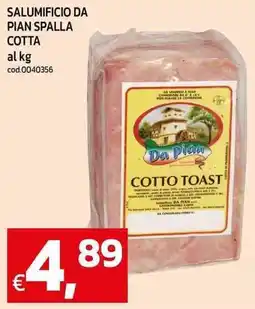 C+C Cash and Carry Salumificio da pian spalla cotta offerta